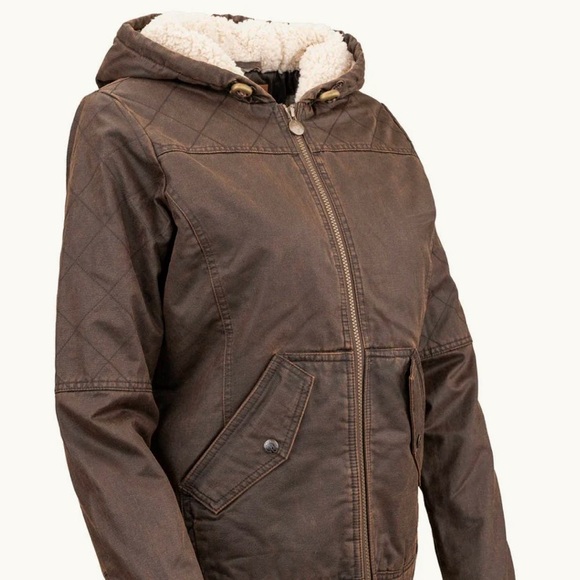 OUTBACK TRADING CO WOMEN’S HEIDI CANYONLAND JACKET SIZE LARGE IN BROWN - Picture 3 of 14
